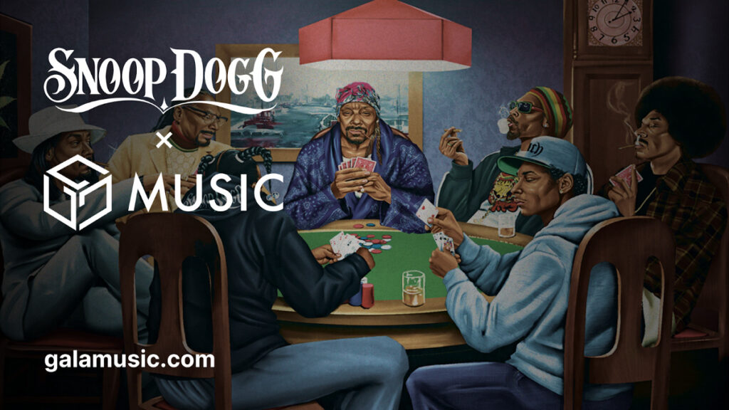Snoop Dog Asociate cierra un acuerdo con Gala Music Board. “Imagíname tomando uno de mis discos clásicos que amas a muerte, y siempre lo has apreciado y significa mucho para ti”, explicó Snoop a la publicación de medios Complex en abril de 2022. “Ahora tienes derecho a comprar y poseerlo, y comerciar con él y ganar dinero con él. Ahora en realidad tienes una parte del legado de Snoop Dogg, en lugar de tener una copia de su CD que perdí”.