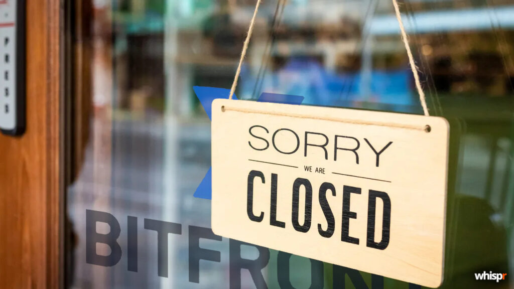 Bitfront, el intercambio de criptomonedas fundado por LINE, anunció su cierre