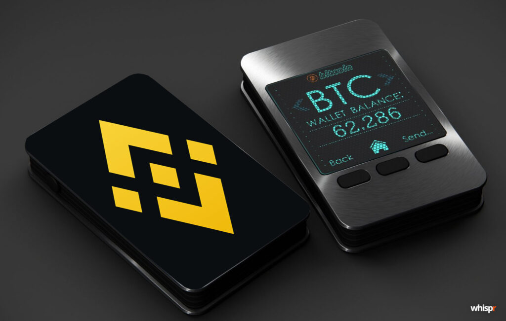 Binance permite operar utilizando cold wallets
