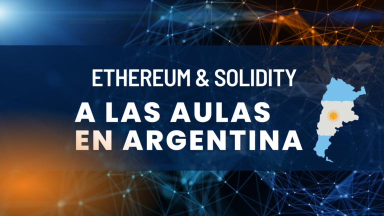 Ethereum y Solidity, en educación secundaria en Buenos Aires