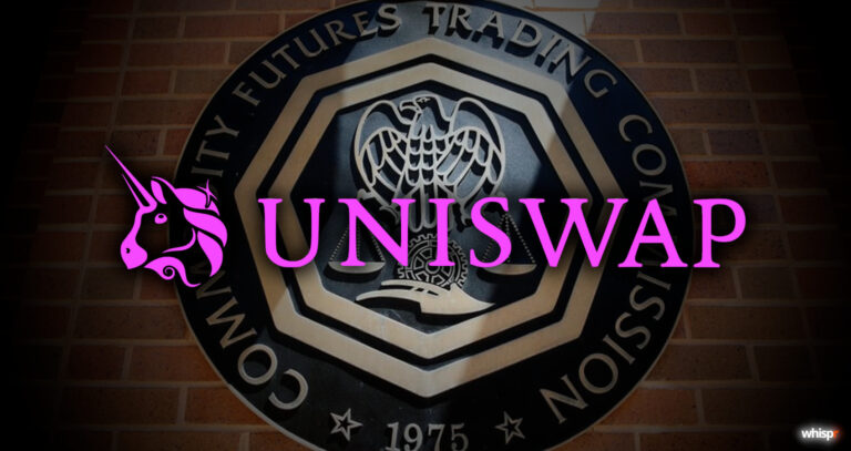 Uniswap Labs multada por la CFTC · WHISPR