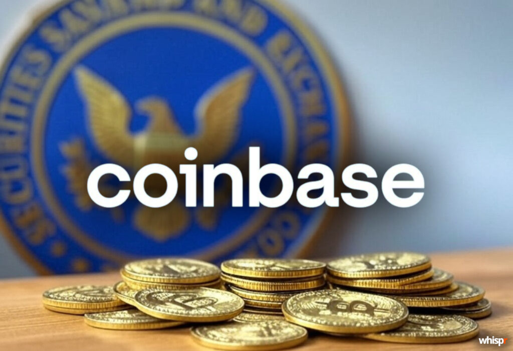 La SEC abandona su demanda contra Coinbase · WHISPR