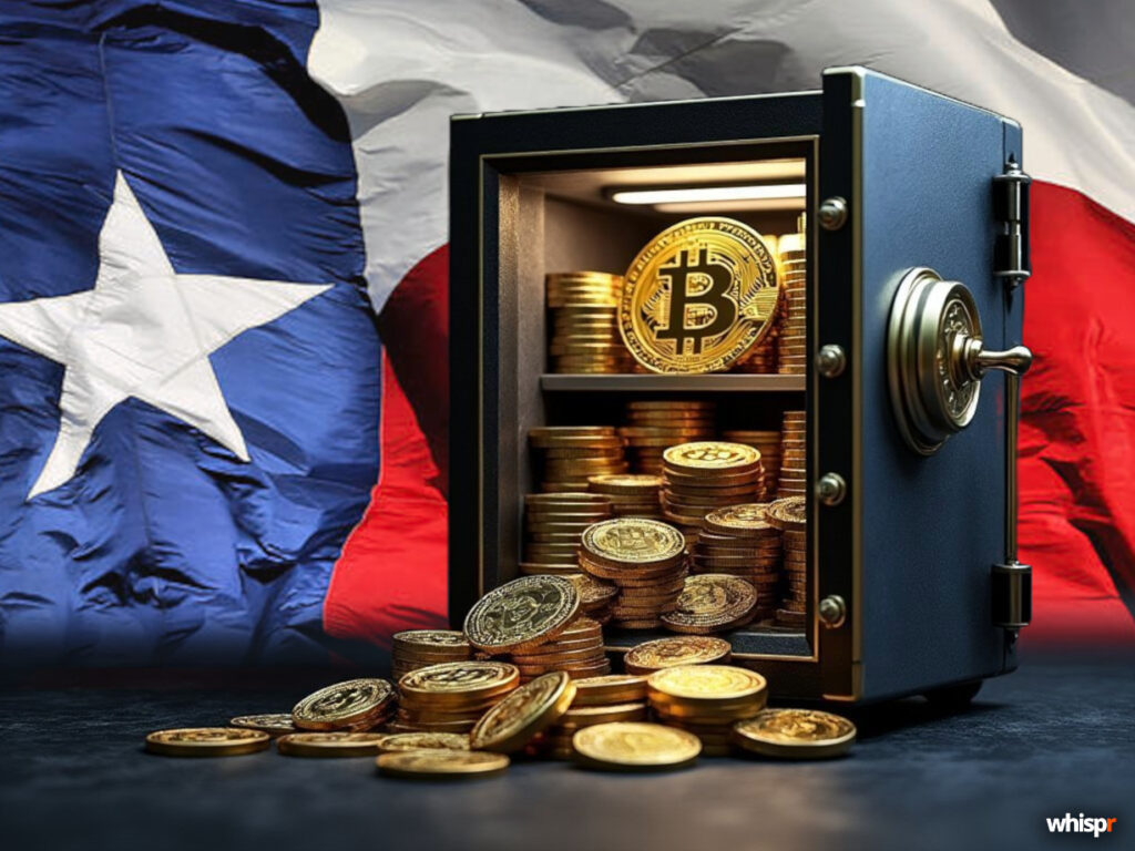 Texas aprueba su primera reserva estratégica de Bitcoin · WHISPR