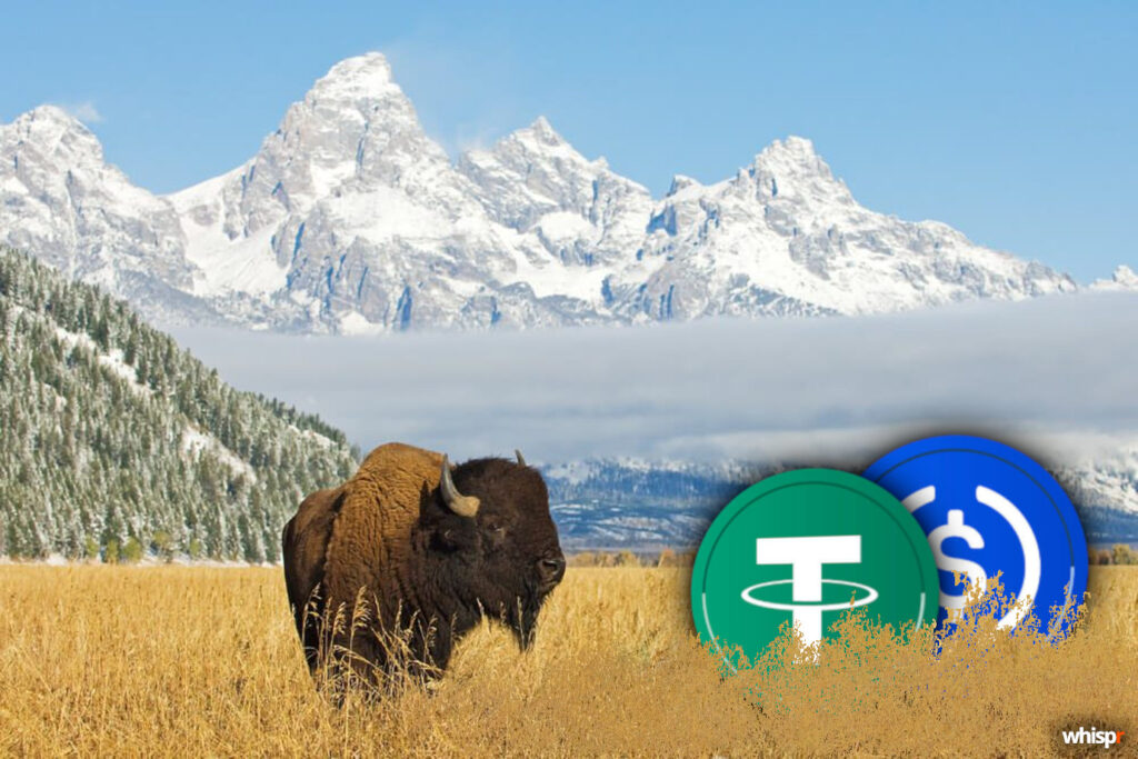 Wyoming lanza FRNT, la primera stablecoin gubernamental de EE.UU. en siete blockchain Wyoming lanza La stablecoin FRNT en siete blockchain · WHISPR