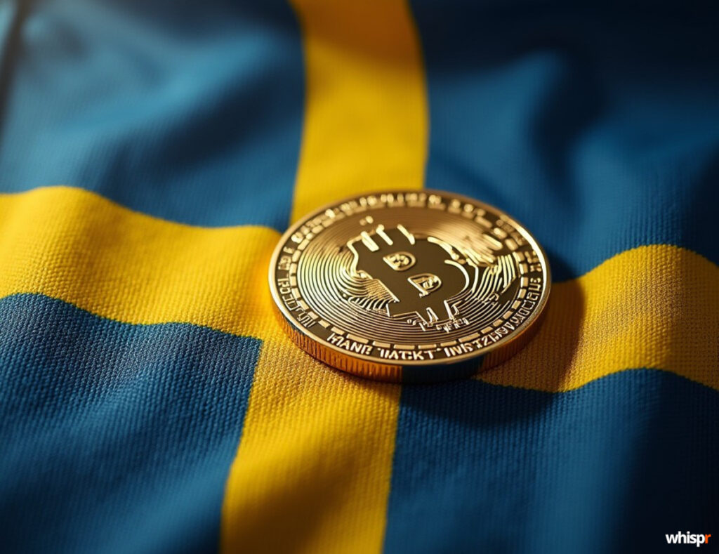 Suecia podría crear su primera reserva estratégica de Bitcoin como activo nacional Suecia podría crear una reserva estratégica de Bitcoin · WHISPR
