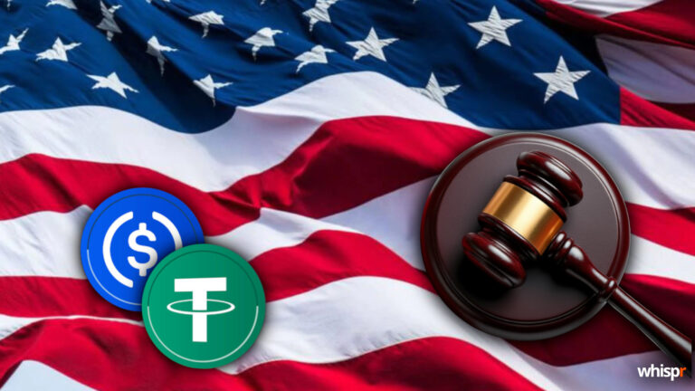 EE.UU. avanza para eliminar impuestos a stablecoins · WHISPR