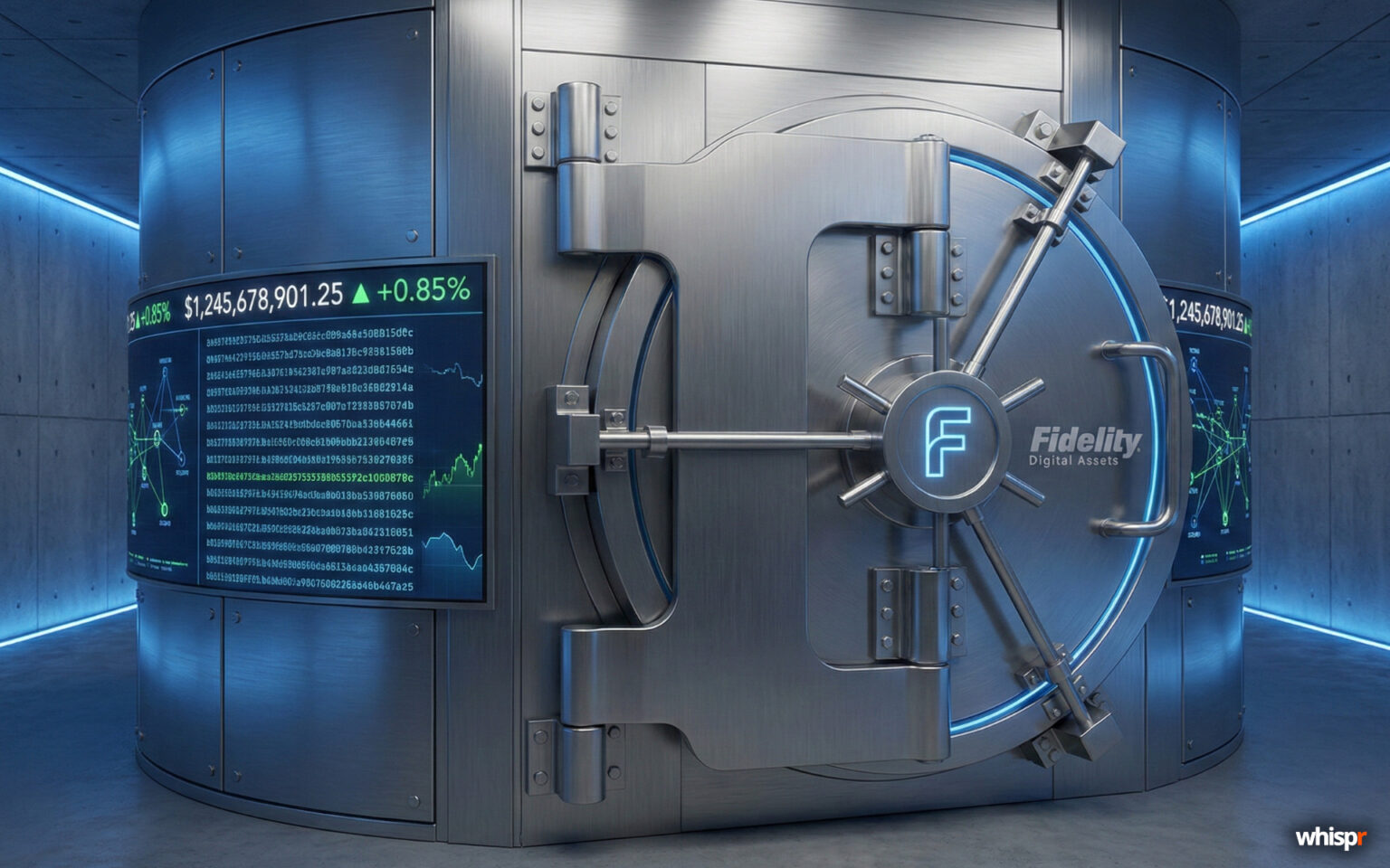 Fidelity entra en la arena: así desafía a Ripple y Tether con su propio dólar digital Fidelity entra en la arena: así desafía a Ripple y Tether · WHISPR
