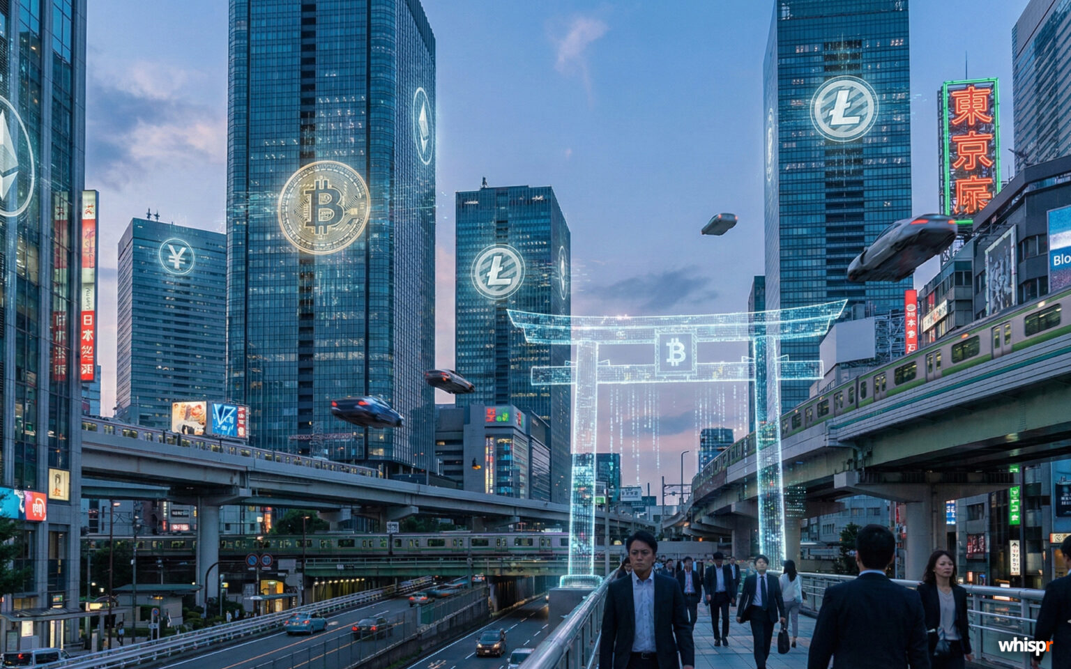 Japón proyecta el despegue de los ETF de criptomonedas para 2028: una revolución regulatoria en camino Japón proyecta los ETF de criptomonedas para 2028 · WHISPR