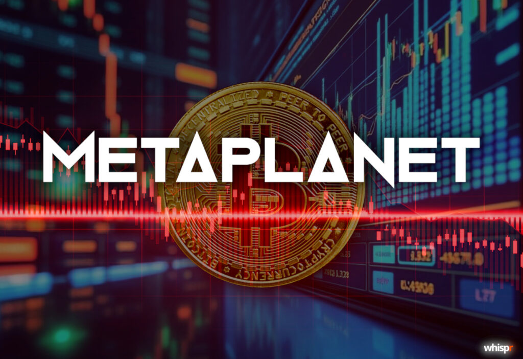 Metaplanet asume un golpe contable de $680M por Bitcoin, pero duplica su apuesta con pronósticos récord Metaplanet: pérdidas contable de $680M por Bitcoin · WHISPR
