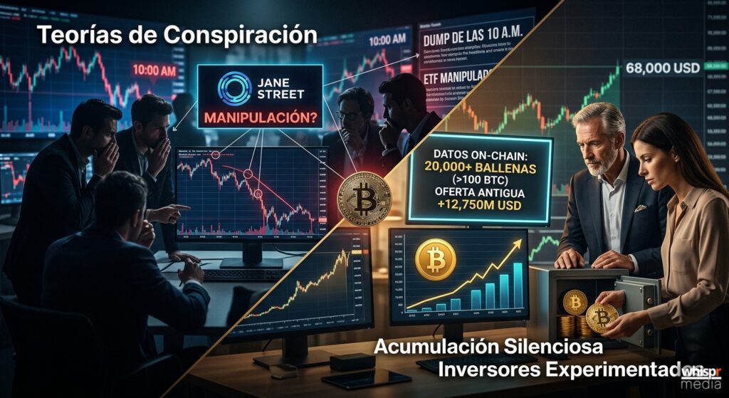 Bitcoin y las teorías de conspiración con Jane Street · WHISPR