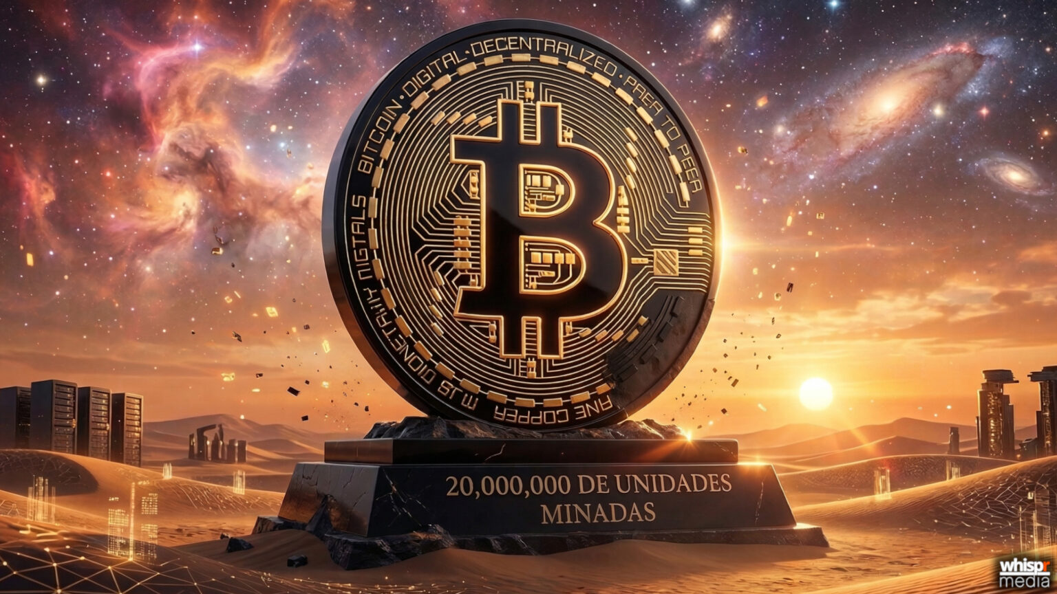 Bitcoin alcanza un hito: se mina la unidad 20 millones · WHISPR
