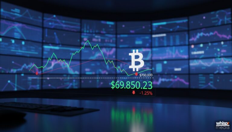 Bitcoin en los $72K: Citi recorta su pronóstico a 112K · WHISPR
