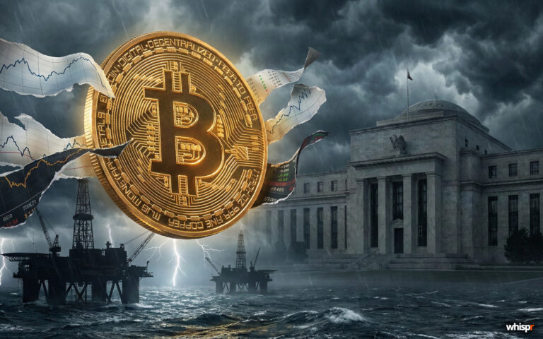 Bitcoin cae de los $70.000 ante una tormenta perfecta · WHISPR