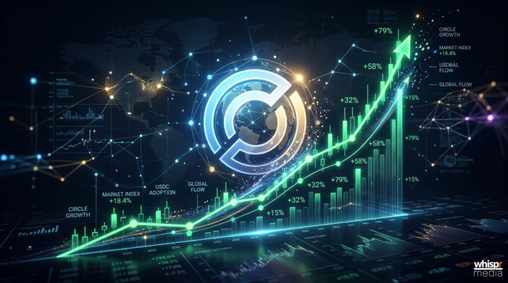 Fin del reinado de Tether: USDC se impone en volumen · WHISPR