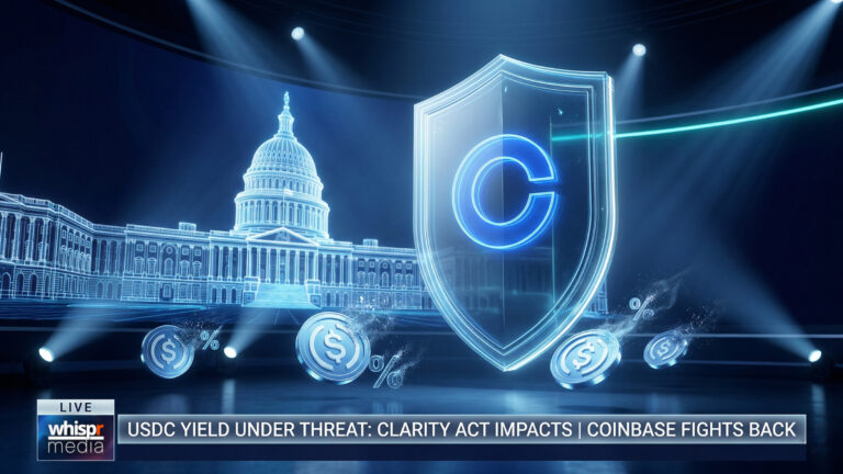 Coinbase planta cara al Clarity Act · WHISPR