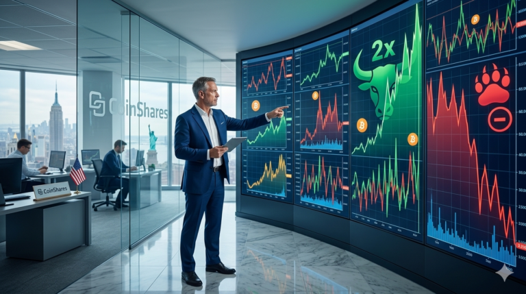 CoinShares apuesta por la volatilidad de Bitcoin
