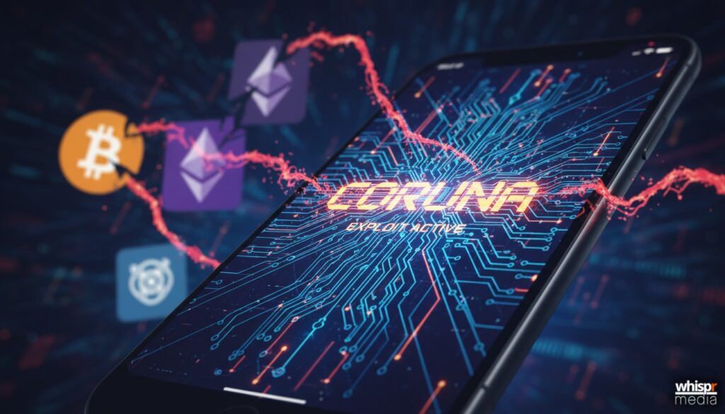 Google alerta: malware para iOS roba criptomonedas · WHISPR