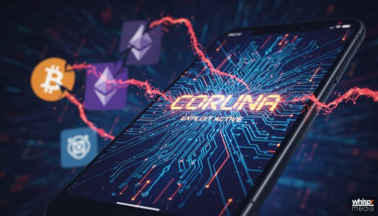 Google alerta: malware para iOS roba criptomonedas · WHISPR