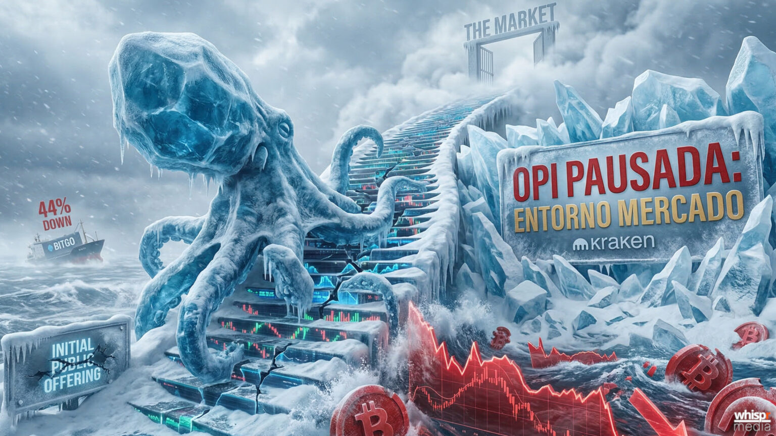 Kraken congela su salida a bolsa · WHISPR