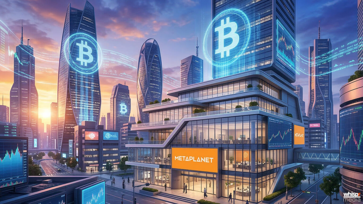 Metaplanet redobla su apuesta por Bitcoin · WHISPR