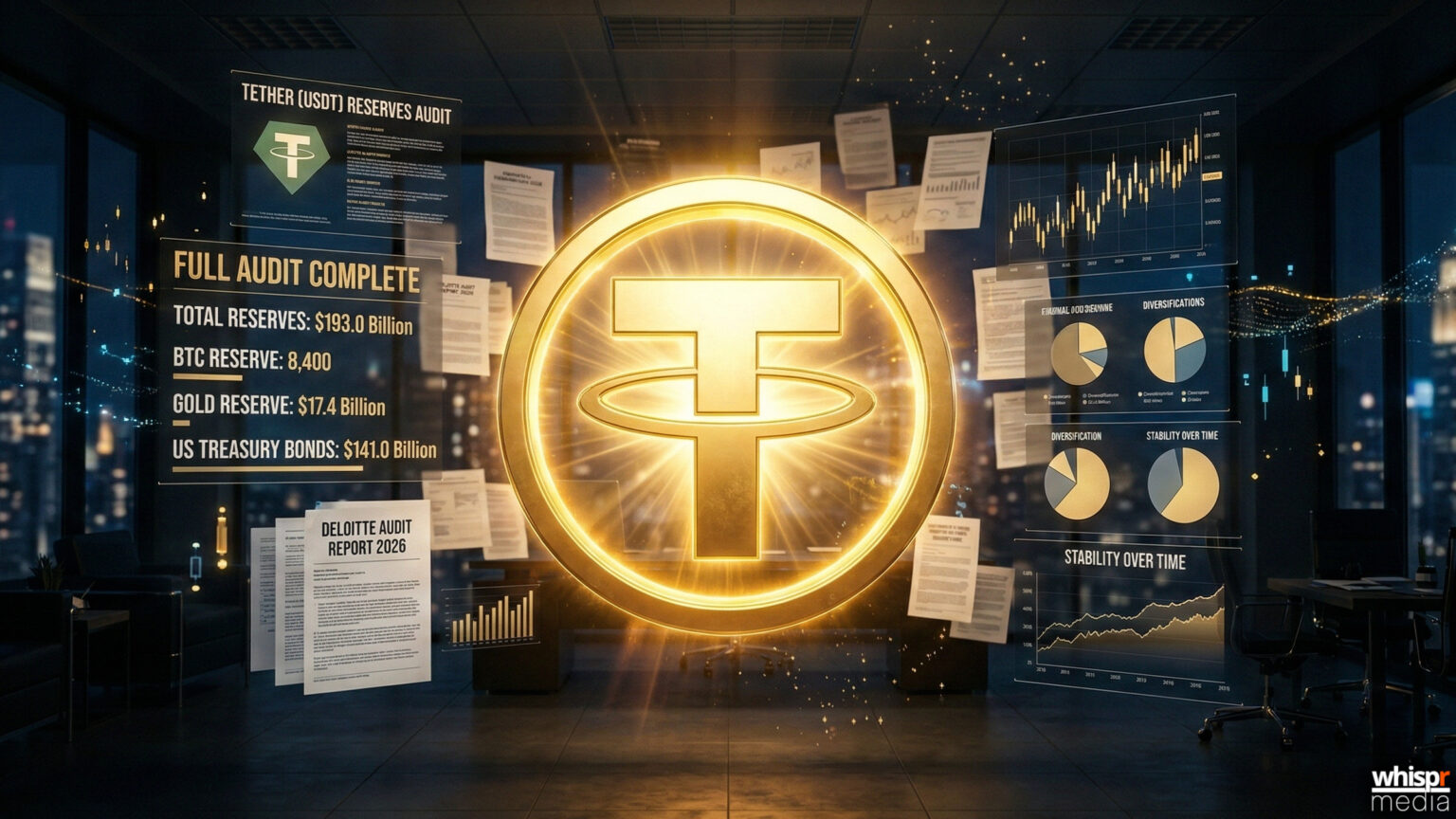 Tether: auditoría completa para sus reservas de USDT · WHISPR