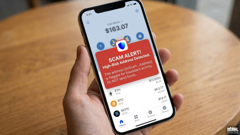 Trust Wallet contra el 'envenenamiento de direcciones' · WHISPR