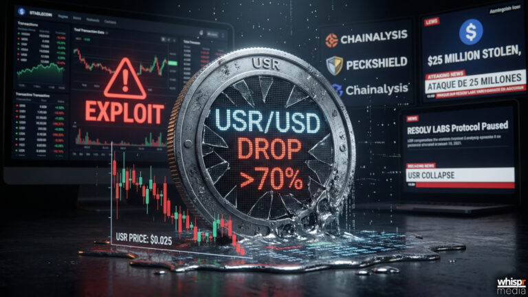 Resolv Labs sufre un ataque de 25 millones de dólares · WHISPR