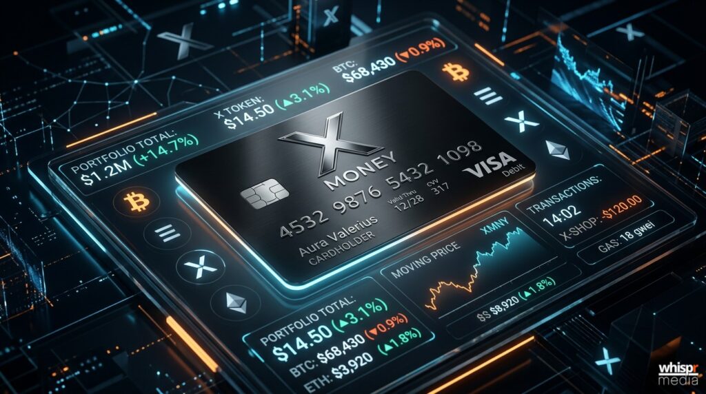 Elon Musk confirma el lanzamiento de X Money · WHISPR