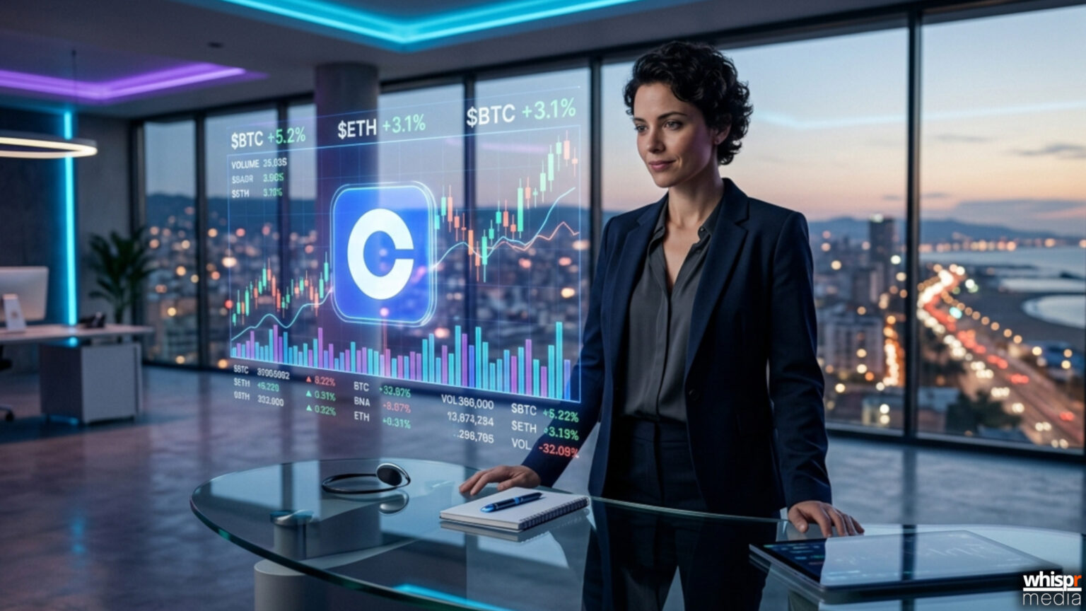 Coinbase: aprobación condicional de charter bancario · WHISPR