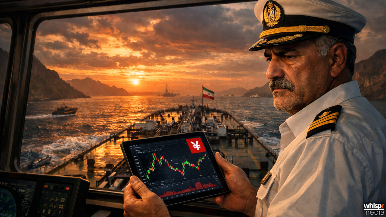 Irán: pagos en criptomonedas por el Estrecho de Ormuz · WHISPR