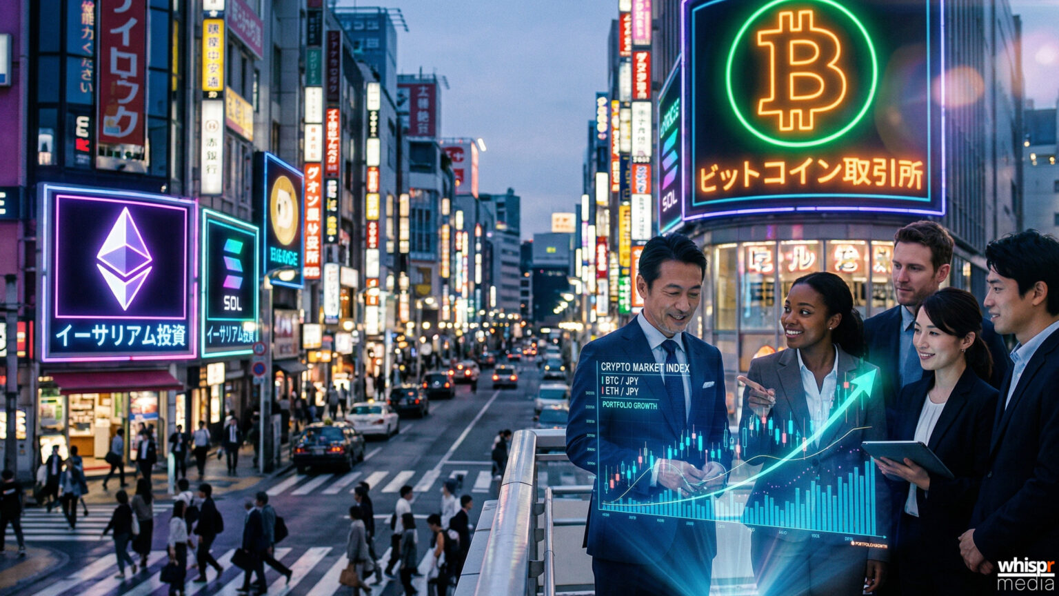 Japón: las criptomonedas son instrumentos financieros · WHISPR