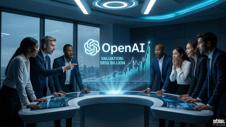 OpenAI alcanza una valoración de $852 mil millones · WHISPR