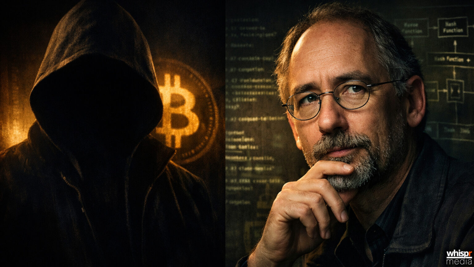 NYT señala a Adam Back como Satoshi Nakamoto; él lo niega y Bitcoin sigue su curso NYT señala a Adam Back como Satoshi Nakamoto · WHISPR